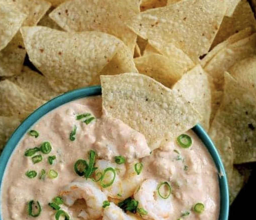 Shrimp Salsa with Siete Dip Chips